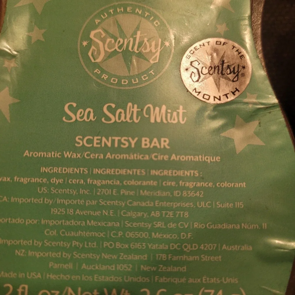 Lot Of 4‎ New Scentsy Wax Fruit Of The Month - 3.2 oz Bars -